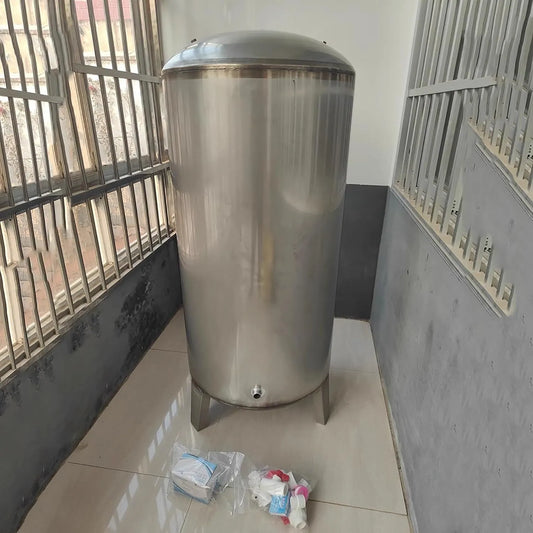 sistema di approvvigionamento idrico automatico, 200L/52.8Gal, Serbatoio di accumulo dell'acqua verticale in acciaio inossidabile 304