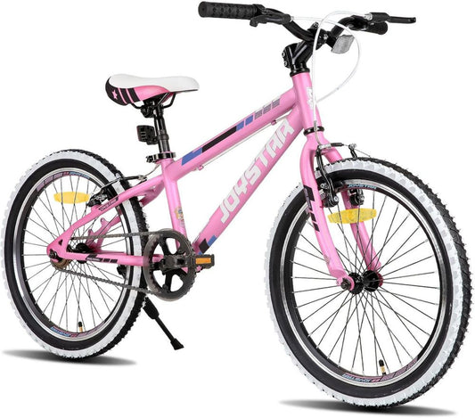 Bicicletta da Montagna per Bambini JOYSTAR Lubbock 20/24 Pollici, 1 o 7 Velocità