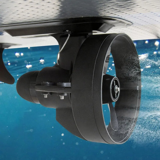 Motore Elettrico per Tavola da Surf e SUP, Kit Pinna Motorizzata Ricaricabile 12V, Velocità 3-5 km/h, Adatto per Kayak e Rafting, Potenza 288W