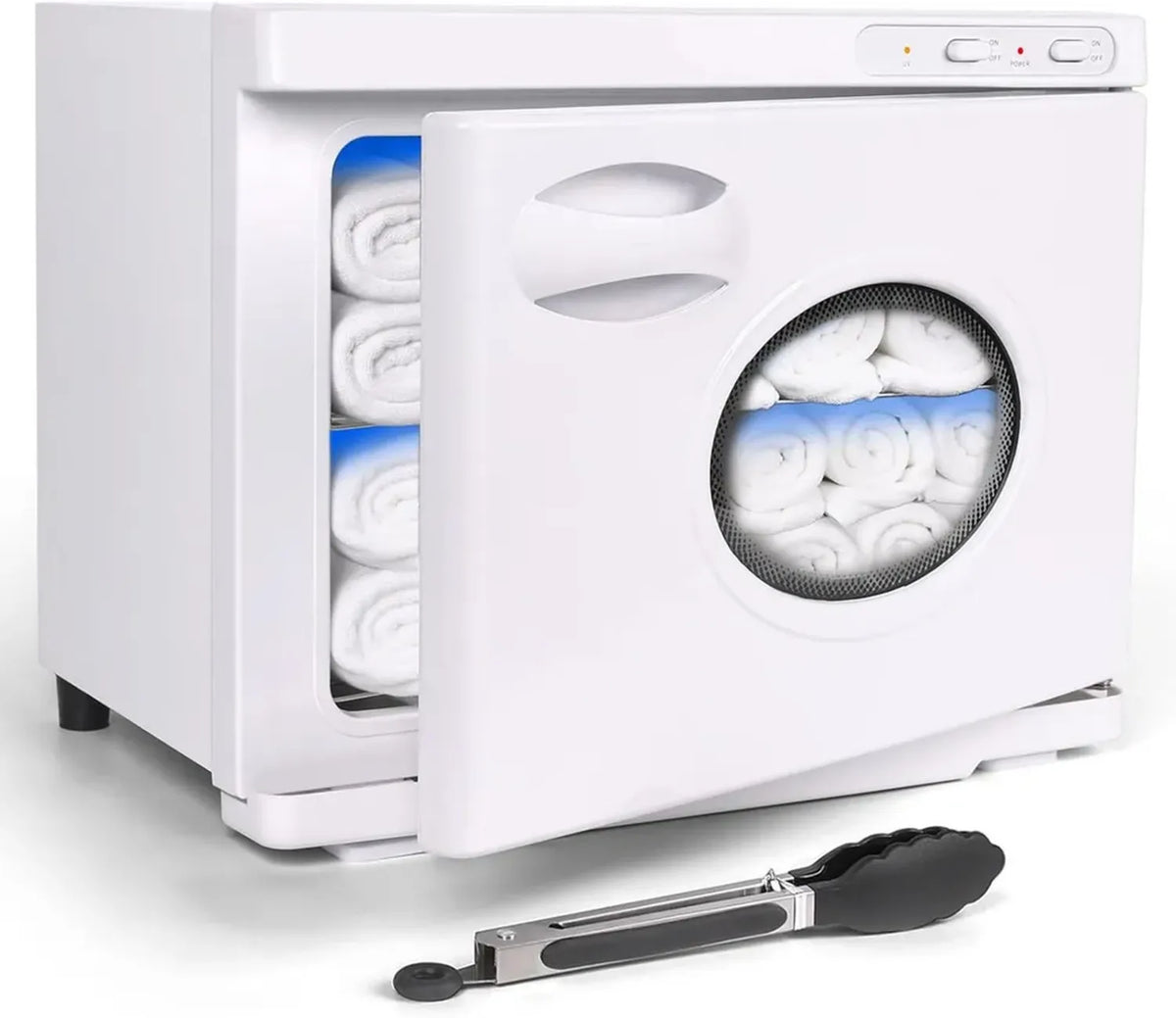 Scaldasalviette UV da 23L Professionale con Riscaldamento Veloce e Cestelli in Acciaio Inox per Spa e Casa