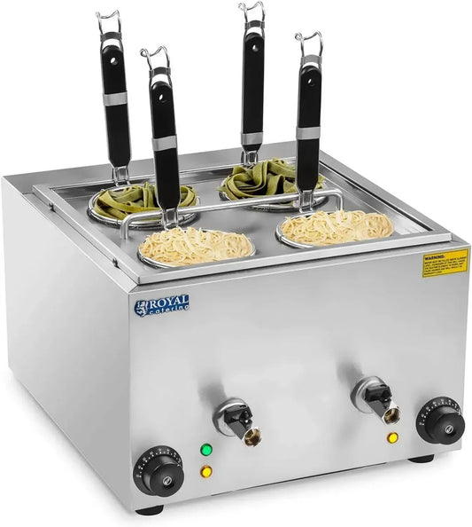 Macchina Elettrica per Pasta Royal Catering 4L con 4 Cestelli