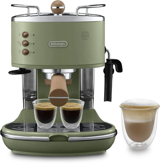 Macchina da Caffè Espresso De'Longhi Icona Vintage Verde, 1,4L