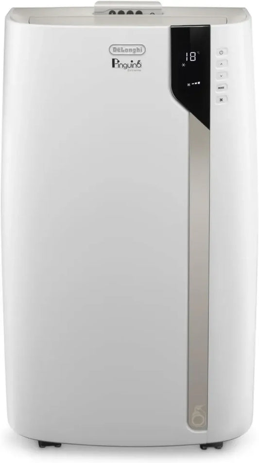 De'Longhi Pinguino PAC EX93 - Climatizzatore portatile silenzioso con scarico, ideale per ambienti fino a 85 m³, 60 dB(A), 3 velocità