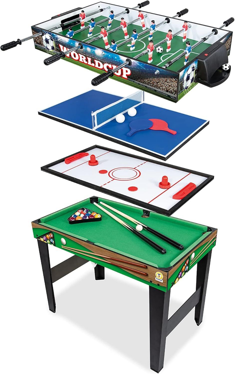 Tavolo da ping-pong: struttura in legno