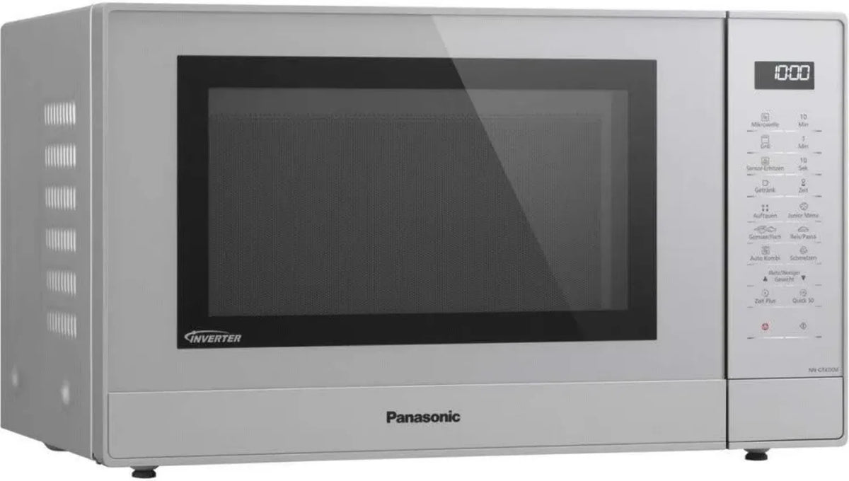 Panasonic Microonde Combinato 31L, 1000W, Grill e Inverter, Argento