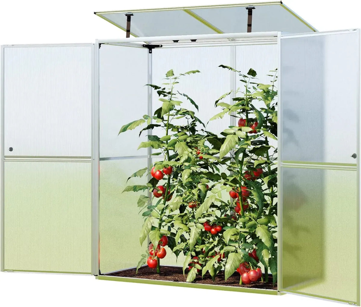 Serra da Giardino per Pomodori 147x76x173 cm, Pannelli Isolanti in Policarbonato 8 mm