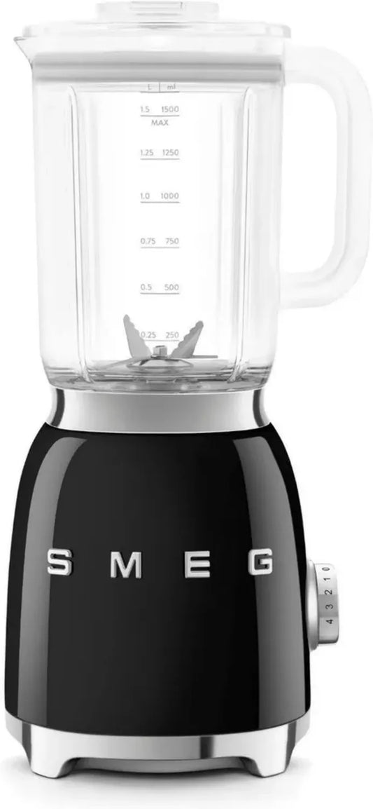 Frullatore Smeg Nero 800W 1,5L con Funzioni Avanzate