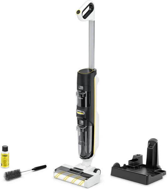Karcher FCV 4: Aspirapolvere e Lavapavimenti 3 in 1 con 45 Minuti di Autonomia