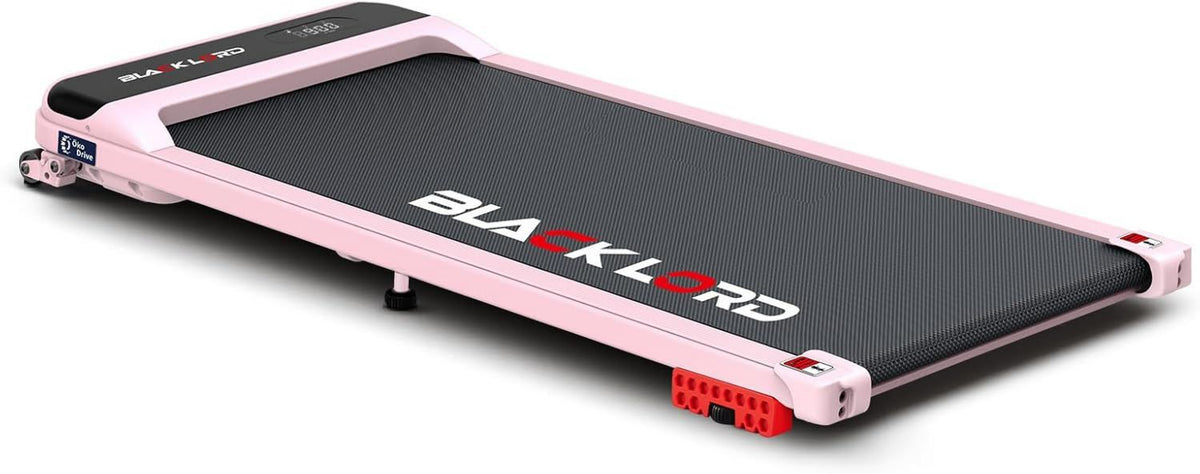 Tapis roulant da scrivania – uso sotto la scrivania, inclinazione regolabile, connettività Bluetooth, display LED, 3.2HP, 2 livelli, nero, BLACK LORD