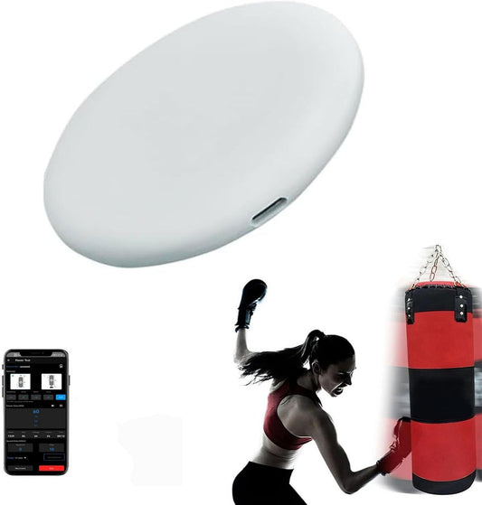 Sacco da boxe: design portatile, bianco