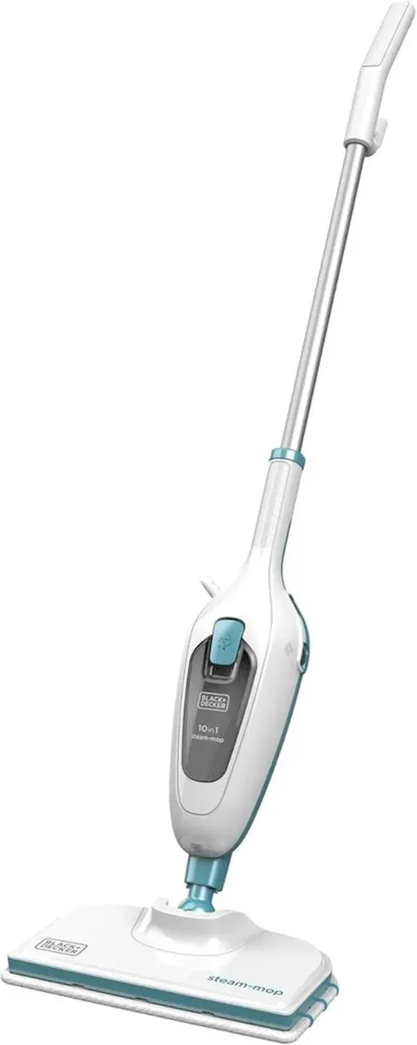 Lavapavimenti a Vapore BLACK+DECKER 1300W con Serbatoio 380ml e Testa Snodabile