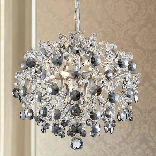 Lampadario Moderno in Cristallo a Goccia per Sala, Bagno e Camera