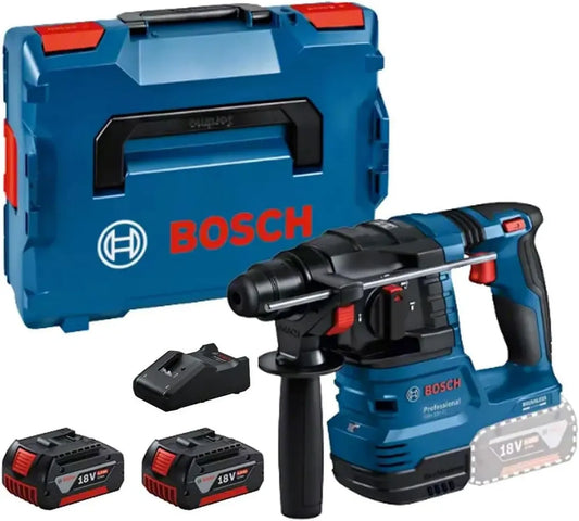Martello Perforatore a Batteria Bosch 18V con SDS Plus e 2 Batterie