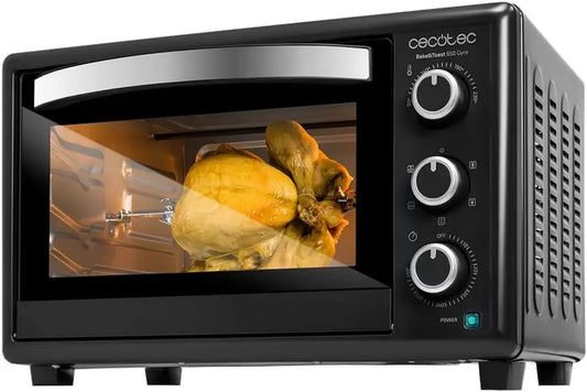 Forno Elettrico da Tavolo Cecotec 30L 1500W con Girarrosto e Luce