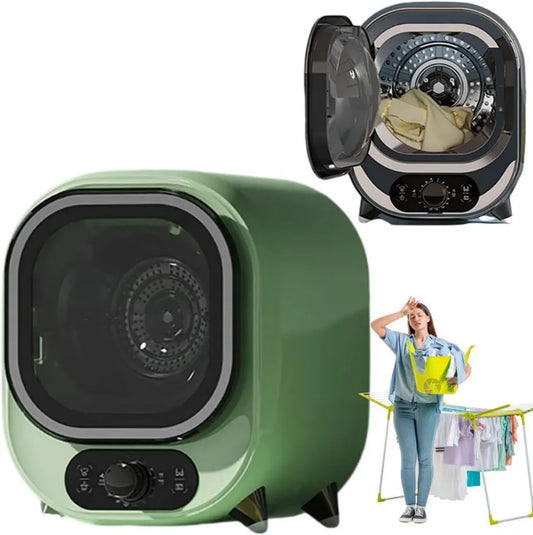 Asciugatrice 450W con Capacità di 18L, Aria Calda e Fredda, Temperatura Regolabile, Silenziosa 35 dB, Vasca in Acciaio Inox, Controllo One-Touch