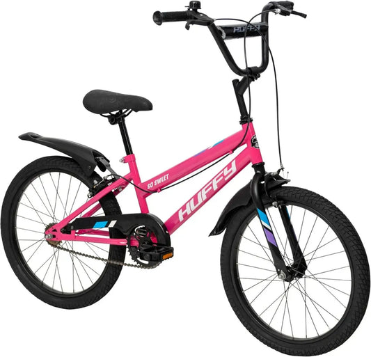 Bicicletta per Bambina 12/16/20 Pollici con Telaio in Acciaio, Freni a Mano, e Sella Regolabile