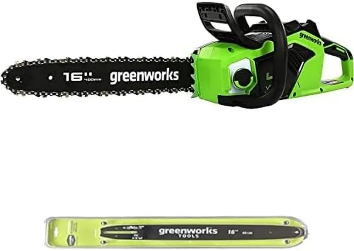 Motosega a Batteria Greenworks GD40CS18, Motore Brushless, Barra 40cm, Solo Corpo