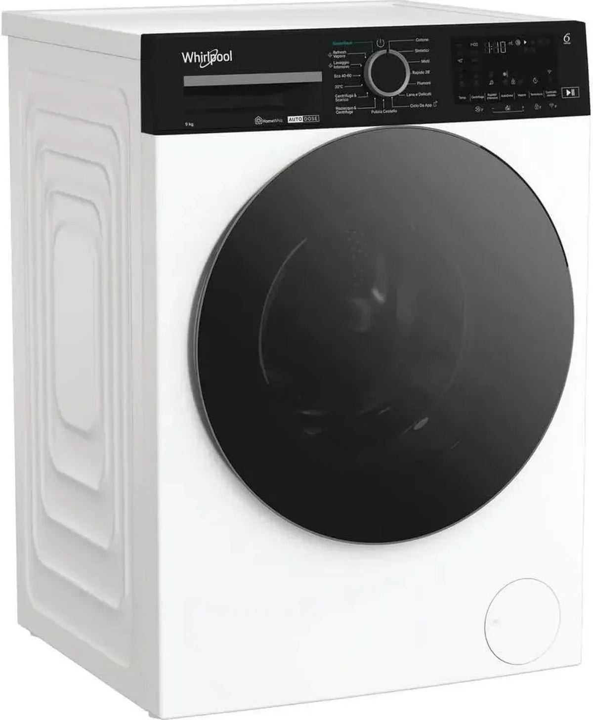 Lavatrice Whirlpool Intelligente WiFi WPM 911W ADS IT SenseWash