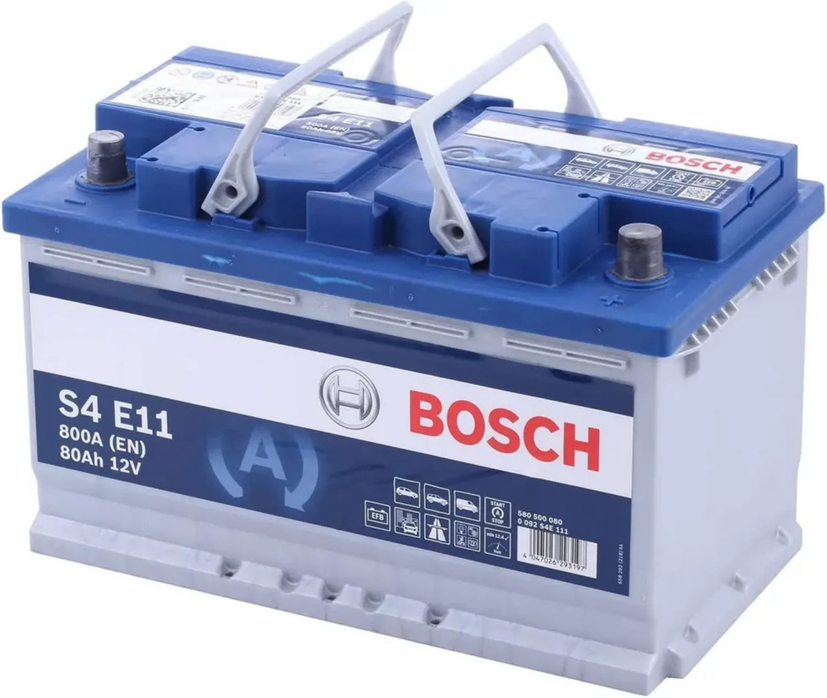 Batteria Auto Bosch 80Ah 800A EFB per Start/Stop