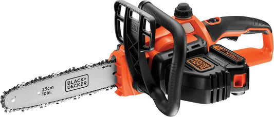 Motosega a Batteria 18V, Barra 25 cm, BLACK+DECKER