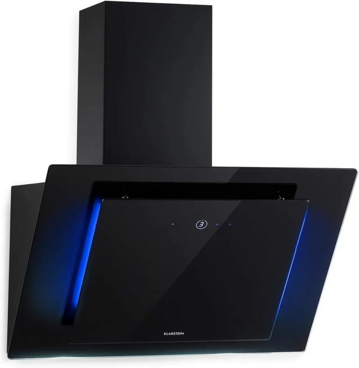 Klarstein Eleonora - Cappa Aspirante A++ con Luce LED RGB, 426m³/h, 60cm, Nero