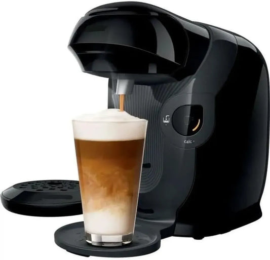Macchina da Caffè Bosch Tassimo Style, Compatta e Automatica, Adatta a Tutte le Tazze, Oltre 70 Bevande, 1400 W, Nero