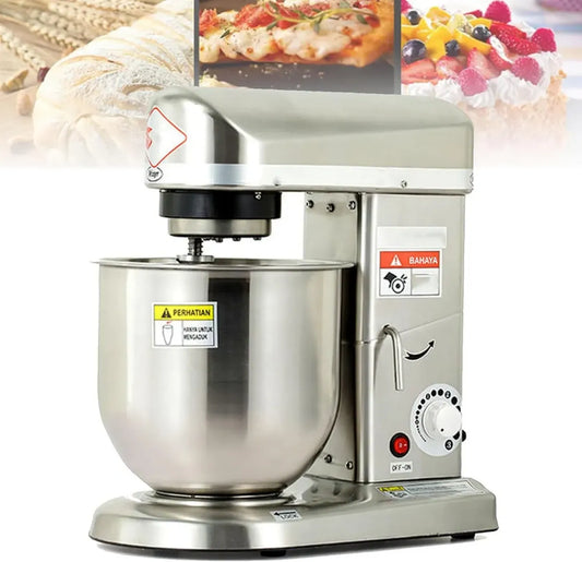 Impastatrice Planetaria Professionale in Acciaio Inossidabile con 3 Velocità Regolabili
