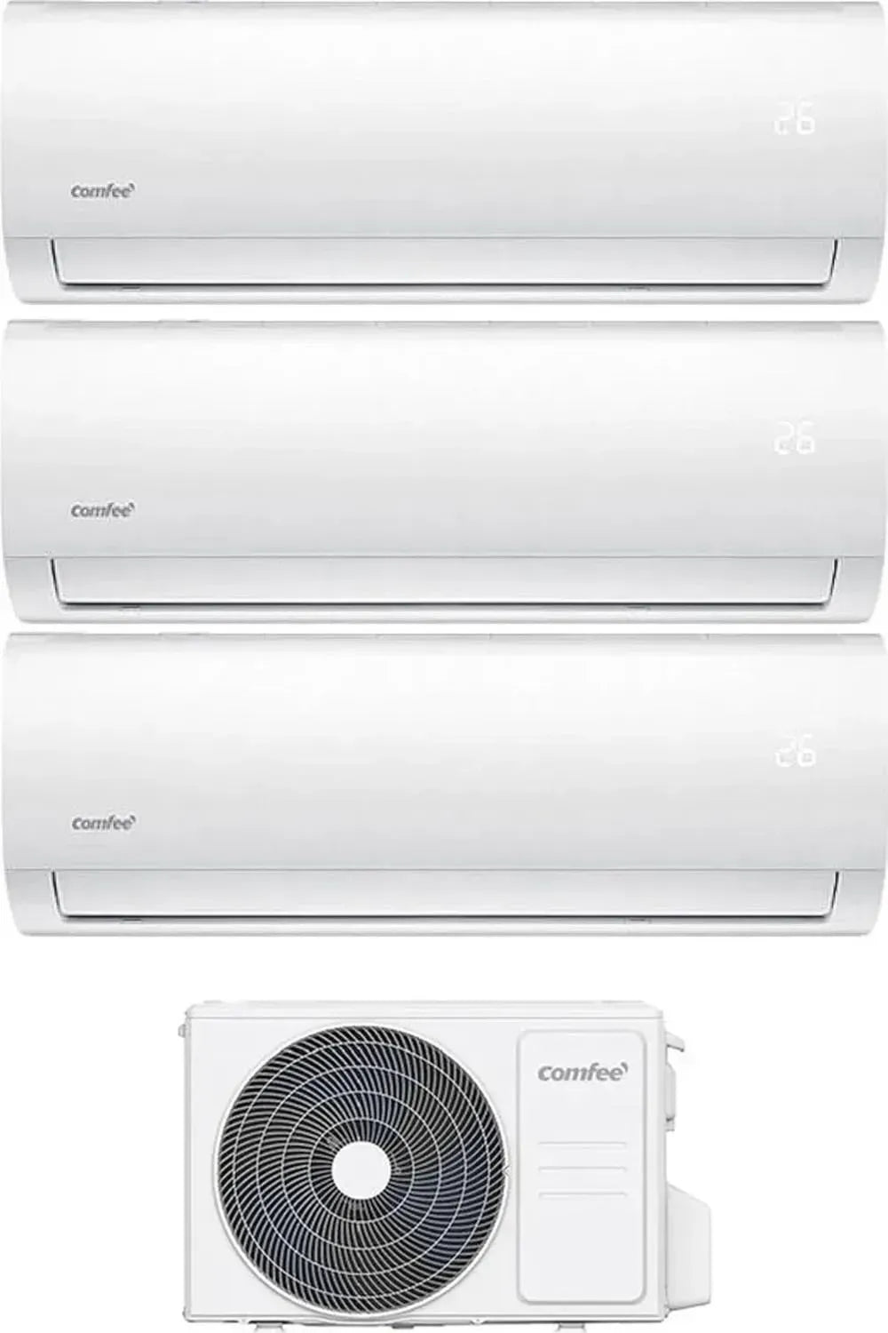 Sistema Climatizzatore Triplo Inverter 9000+9000+12000 BTU con Risparmio Energetico