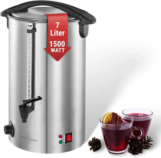 Distributore di Bevande Calde ProfiCook 7L in Acciaio Inox