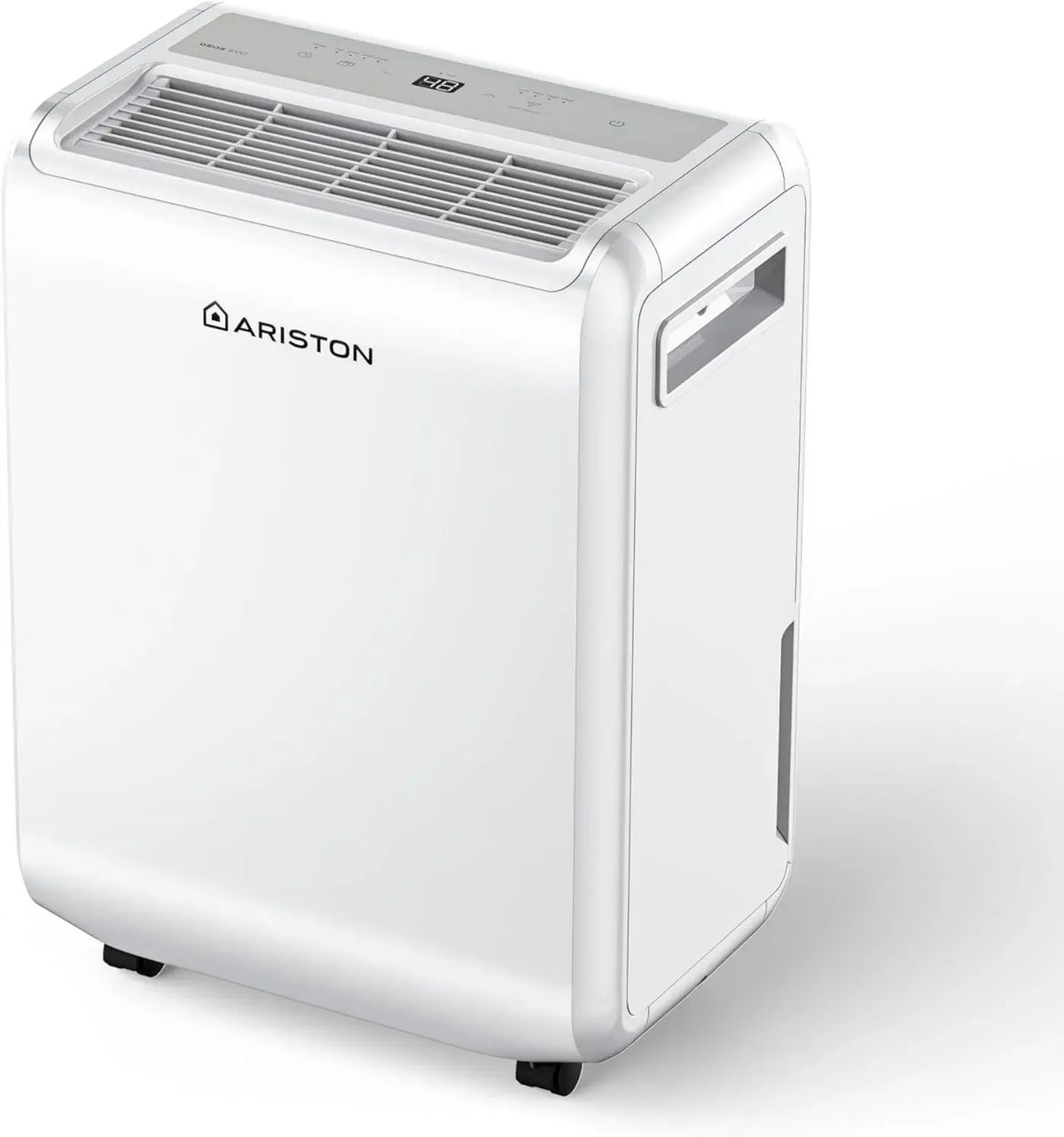 Ariston Deumidificatore Portatile 10L con Ruote, Ideale per Ambienti Fino 30㎡, 3 Velocità, Filtro Antipolvere