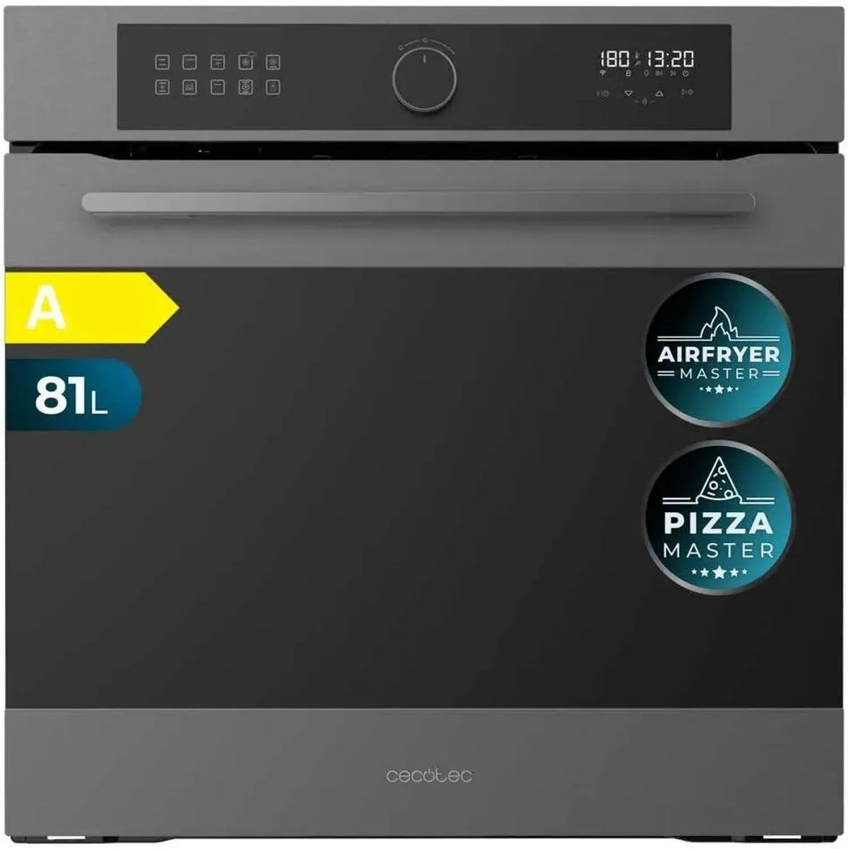Forno Multifunzione Cecotec Bolero 60 cm 3400 W, 81 L con Airfryer e Cottura a Vapore