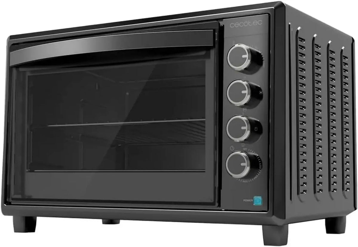 Forno a Convezione 60L Cecotec Bake&Toast 6090 Nero Gyro, 2200W, 12 Funzioni, Luce Interna, Temperatura Massima 230°C, Porta Doppio Vetro, Inclusa Graticola Girevole